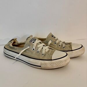 Converse All Star Shoreline Sneaker Women's 6 Gray‎ Slip On Low Top Chuck Taylor